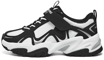(Preschool) Skechers Boys Casual 'Black White' 405252L-BKW (Preschool) Skechers Boys Casual 'Black White' 405252L-BKW