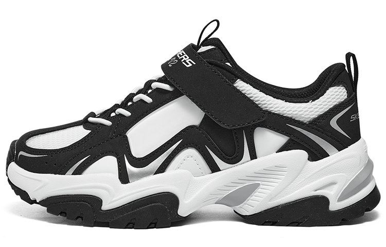 (Preschool) Skechers Boys Casual 'Black White' 405252L-BKW