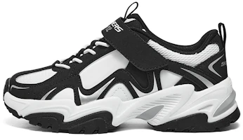 (Preschool) Skechers Boys Casual 'Black White' 405252L-BKW (Preschool) Skechers Boys Casual 'Black White' 405252L-BKW