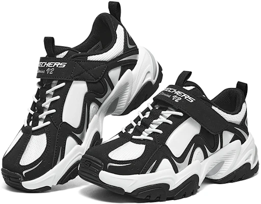 (PS) 스케쳐스 키즈 캐주얼 블랙/화이트 (Skechers Kids Casual Black/White) 405252L-BKW Shop (PS) 스케쳐스 키즈 캐주얼 블랙/화이트 (Skechers Kids Casual Black/White) 405252L-BKW