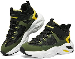 兒童 Skechers 男童 舒適 防滑耐磨 休閒鞋 橄欖黑色 Shop 兒童 Skechers 男童 舒適 防滑耐磨 休閒鞋 橄欖黑色