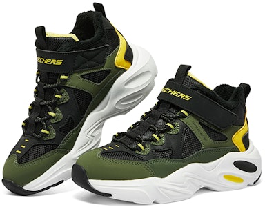 (PS) Skechers Anak Laki-laki Kasual 'Olive Hitam' 405202L-OLBK Shop (PS) Skechers Anak Laki-laki Kasual 'Olive Hitam' 405202L-OLBK