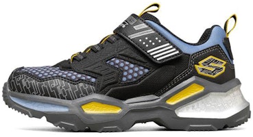 (Preschool) Skechers Boys K Black/Yellow 402105L-BKCC (Preschool) Skechers Boys K Black/Yellow 402105L-BKCC
