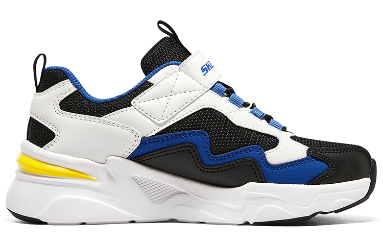 Order (Youth) Skechers Comfortable Sport Sneakers 'Black White Blue' 405251L-WBKB