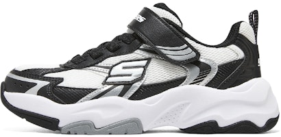 (Preschool) Skechers Boys Low 'Black White' 405263L-BKW (Preschool) Skechers Boys Low 'Black White' 405263L-BKW