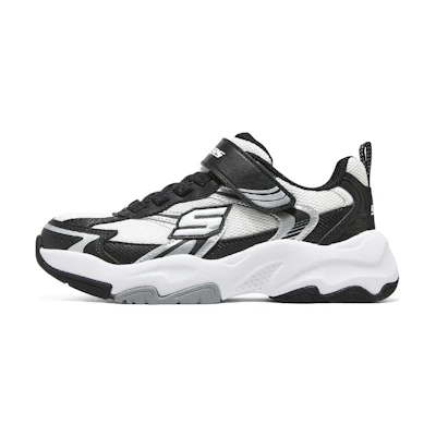 (PS) Skechers Boys Low 'Black White'