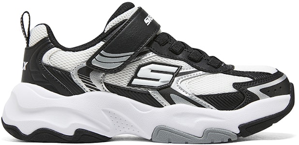 (PS) 斯凯奇男童低帮鞋 '黑白' 405263L-BKW Order (PS) 斯凯奇男童低帮鞋 '黑白' 405263L-BKW