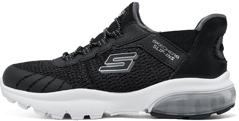 (Youth) Skechers Slip-ins Razor Flex Air Sneaker 'Black White' 403839L-BKCC Buy (Youth) Skechers Slip-ins Razor Flex Air Sneaker 'Black White' 403839L-BKCC