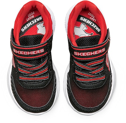 (JR) Sepatu Skechers Comfy Flex 2.0 'Hitam Merah' 407274N-BKRD Lookbook (JR) Sepatu Skechers Comfy Flex 2.0 'Hitam Merah' 407274N-BKRD