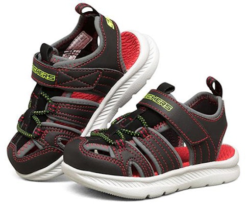 (Preschool) Skechers C-Flex Sandal 2.0 'Black Grey Orange' 400041N-BKCC Lookbook (Preschool) Skechers C-Flex Sandal 2.0 'Black Grey Orange' 400041N-BKCC