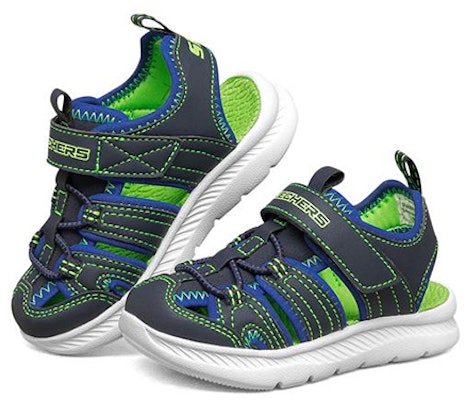 (Preschool) Skechers C-Flex Sandal 2.0 'Blue Green' 400041N-NVLM Lookbook (Preschool) Skechers C-Flex Sandal 2.0 'Blue Green' 400041N-NVLM