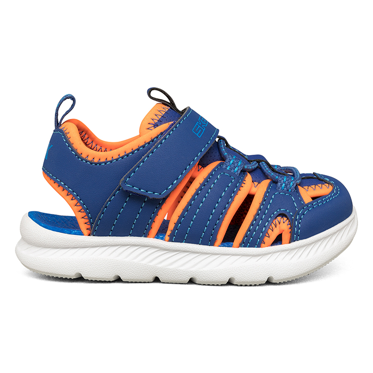 Order (Preschool) Skechers C-Flex Sandal 2.0 'Blue Orange' 400041N-BLOR