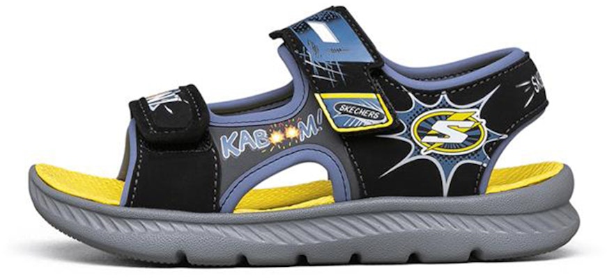 (Preschool) Skechers C-Flex Sandal 2.0 'Yellow Black' 402102L-CCBK Buy (Preschool) Skechers C-Flex Sandal 2.0 'Yellow Black' 402102L-CCBK