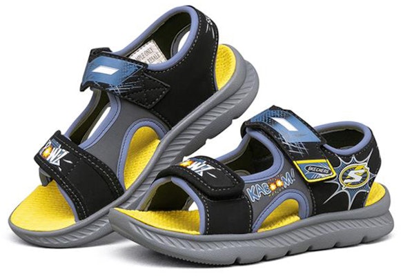 (PS) 斯凯奇 C-Flex 凉鞋2.0 '黄黑' 402102L-CCBK Lookbook (PS) 斯凯奇 C-Flex 凉鞋2.0 '黄黑' 402102L-CCBK