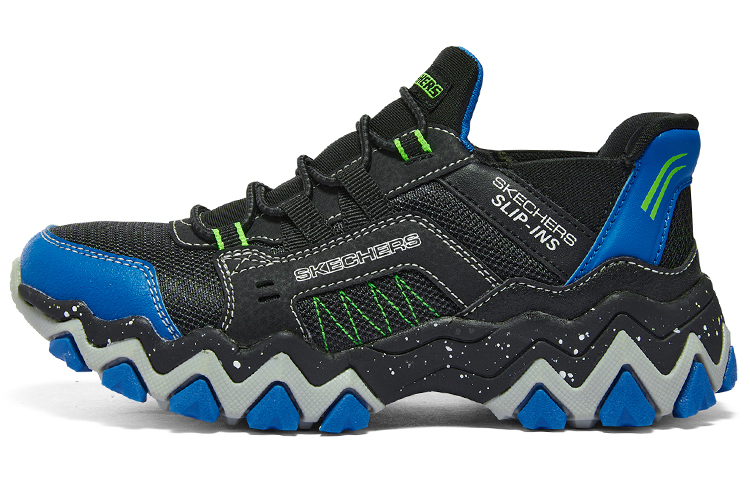(Preschool) Skechers Casual 'Black Blue' 403845L-BBLM