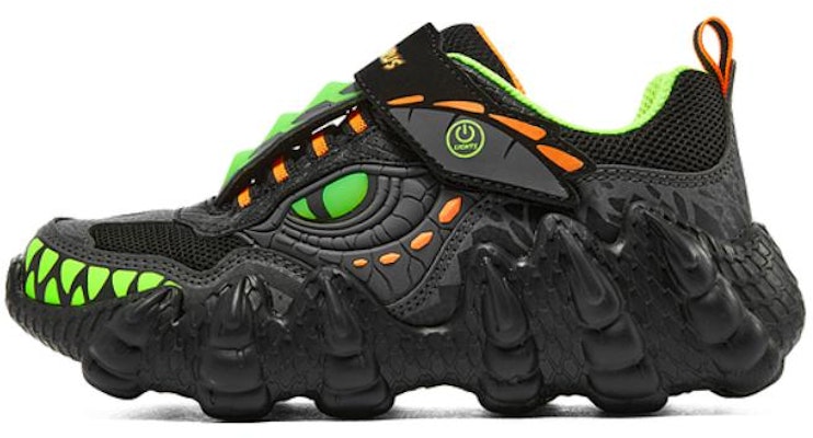 (Preschool) Skechers Casual 'Black Green' 400112L-BKLM Buy (Preschool) Skechers Casual 'Black Green' 400112L-BKLM