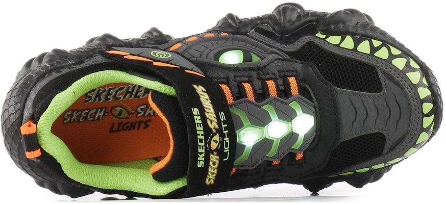 (Preschool) Skechers Casual 'Black Green' 400112L-BKLM Shop (Preschool) Skechers Casual 'Black Green' 400112L-BKLM