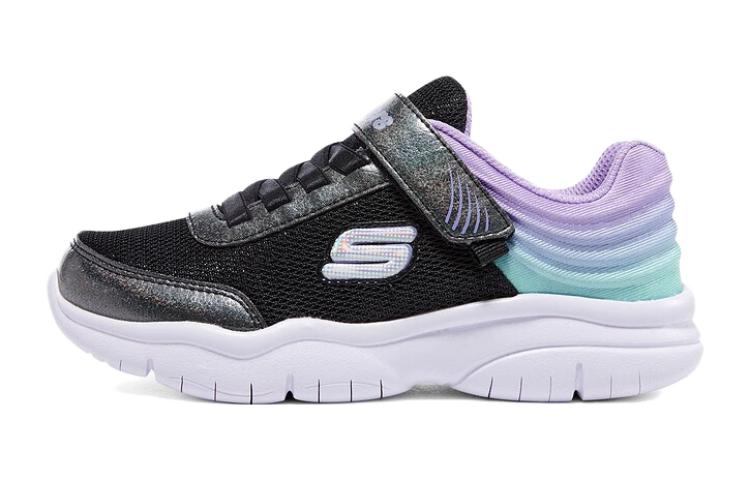 (PS) Skechers Casual 'Black Purple'