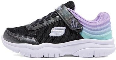 (Preschool) Skechers Casual 'Black Purple' 303502L-BKMT (Preschool) Skechers Casual 'Black Purple' 303502L-BKMT