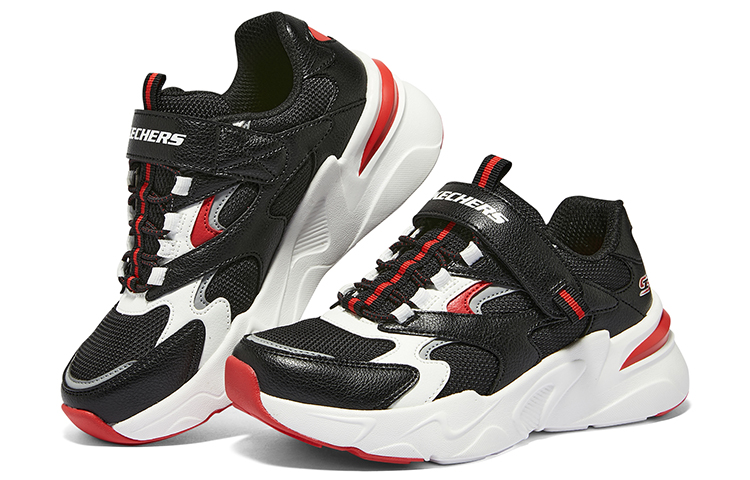 Shop (PS) 斯凯奇休闲鞋 &#x27;黑红&#x27; 405269L-BKWR