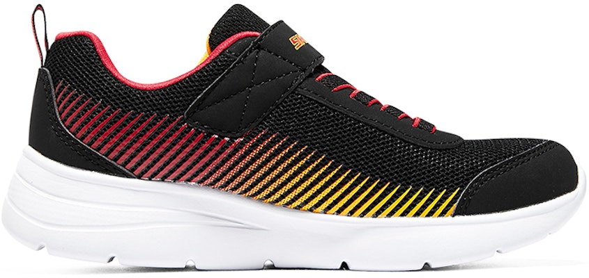 (Youth) Skechers Microspec Gorza Shoes 'Black Red Yellow' 415016L-BKRD Order (Youth) Skechers Microspec Gorza Shoes 'Black Red Yellow' 415016L-BKRD