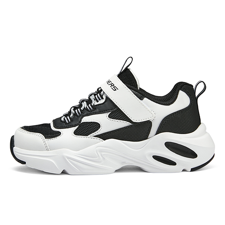 Buy (PS) Skechers Casual 'Negro Blanco' 319009L-WBPK