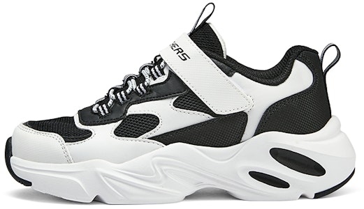 (PS) Skechers Kasual 'Hitam Putih' 319009L-WBPK Buy (PS) Skechers Kasual 'Hitam Putih' 319009L-WBPK