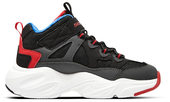 大童 Skechers 防滑耐磨 兒童休閒鞋 黑白紅 Order 大童 Skechers 防滑耐磨 兒童休閒鞋 黑白紅