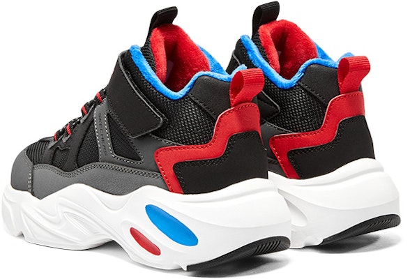 大童 Skechers 防滑耐磨 兒童休閒鞋 黑白紅 Shop 大童 Skechers 防滑耐磨 兒童休閒鞋 黑白紅