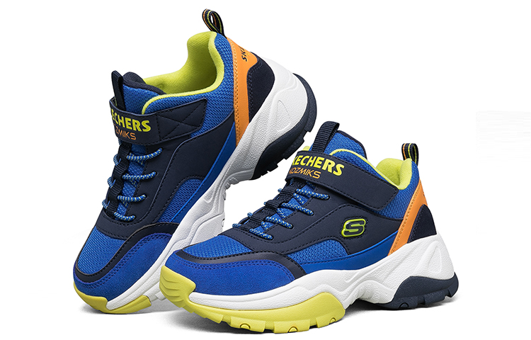 Shop (PS) Skechers Kasual 'Biru' 660086L-BLMT