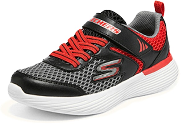 大童 Skechers 休閒運動鞋 灰紅色 Lookbook 大童 Skechers 休閒運動鞋 灰紅色
