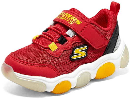 (Preschool) Skechers Mighty Glow 'Red Yellow Black' 402040N-RDBK Lookbook (Preschool) Skechers Mighty Glow 'Red Yellow Black' 402040N-RDBK
