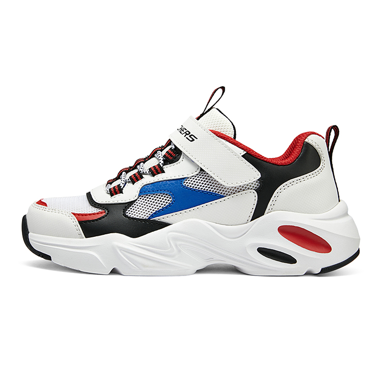 (Preschool) Skechers Casual 'White & Blue' 405235L-WMLT