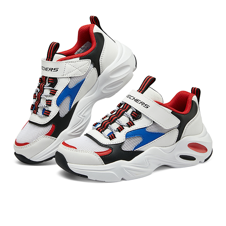 Lookbook (PS) Skechers Décontractées ''Blanc et Bleu'' 405235L-WMLT