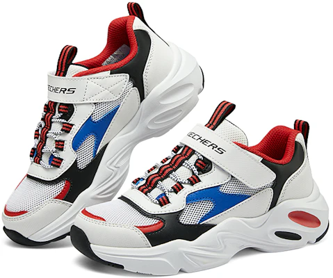 (PS) Skechers Décontractées ''Blanc et Bleu'' 405235L-WMLT Lookbook (PS) Skechers Décontractées ''Blanc et Bleu'' 405235L-WMLT
