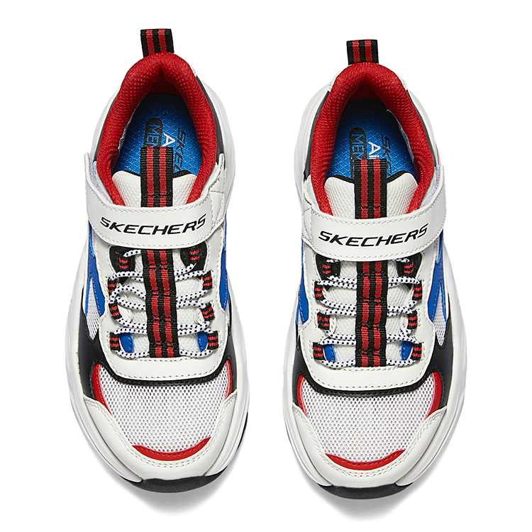 Shop (PS) Skechers Décontractées ''Blanc et Bleu'' 405235L-WMLT