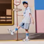 Sizing (PS) Skechers Décontractées ''Blanc et Bleu'' 405235L-WMLT