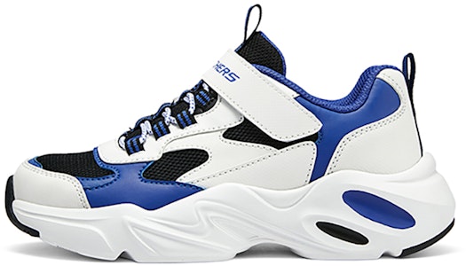 (PS) Skechers Kasual 'Putih Hitam Biru' 405235L-WBKB Buy (PS) Skechers Kasual 'Putih Hitam Biru' 405235L-WBKB