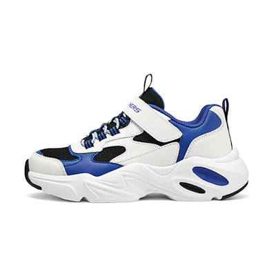 (PS) Skechers Casual 'White Black Blue'