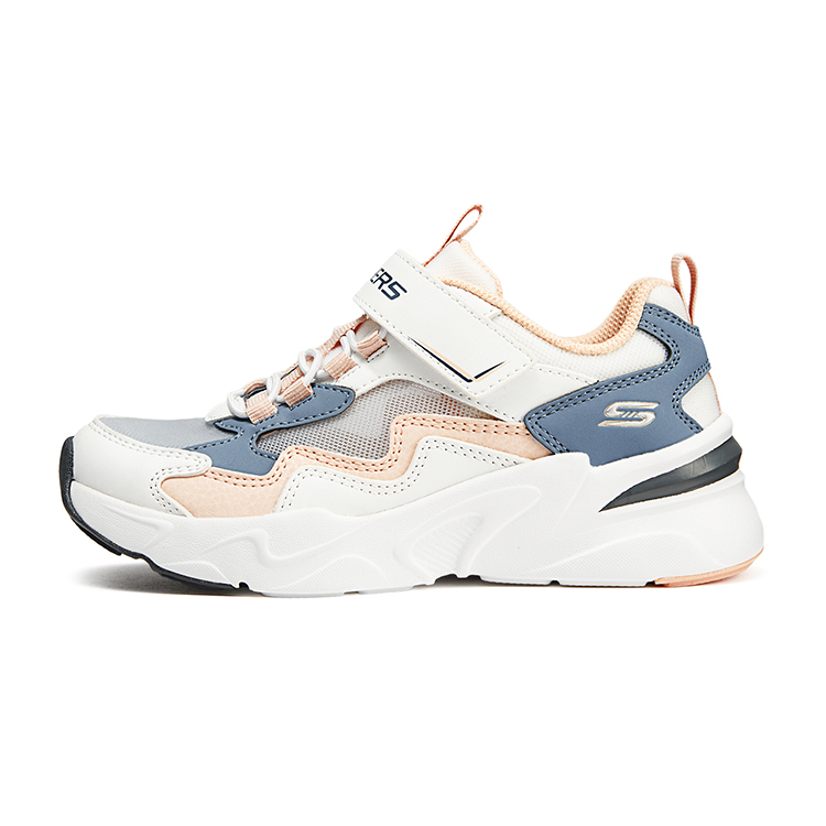 (Preschool) Skechers Casual 'White Grey Blue' 319008L-WCC