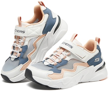 (PS) 스케쳐스 캐주얼 화이트/그레이/블루 (Skechers Casual 화이트/그레이/블루) 319008L-WCC Lookbook (PS) 스케쳐스 캐주얼 화이트/그레이/블루 (Skechers Casual 화이트/그레이/블루) 319008L-WCC