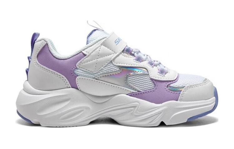 (Youth) Skechers Casual Trainers 'White Purple' 圖 2