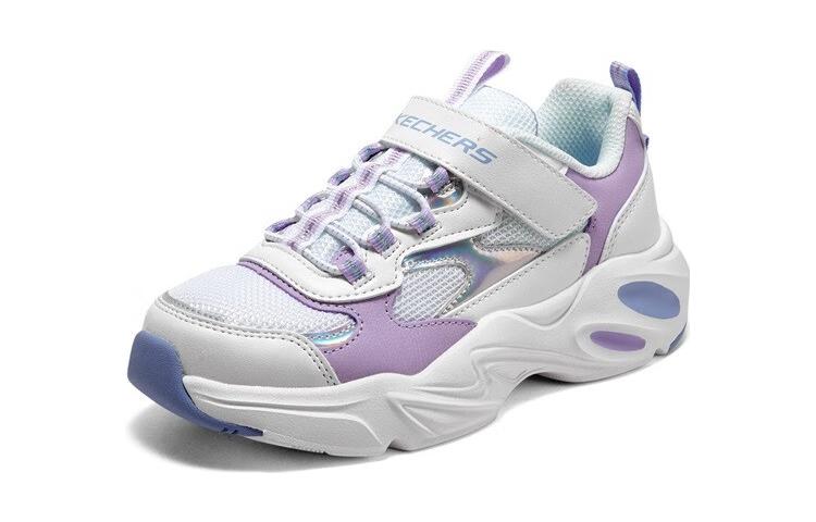 (Youth) Skechers Casual Trainers 'White Purple' 圖 3