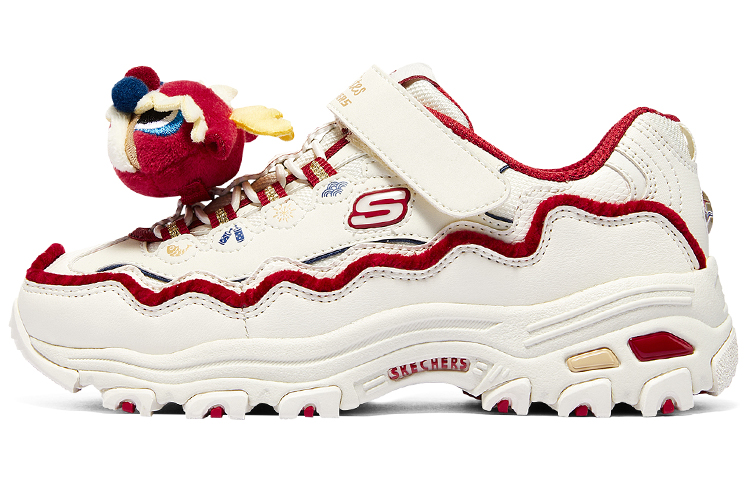 Buy (PS) スケッチャーズ カジュアル 白×赤 319513L-OFWR