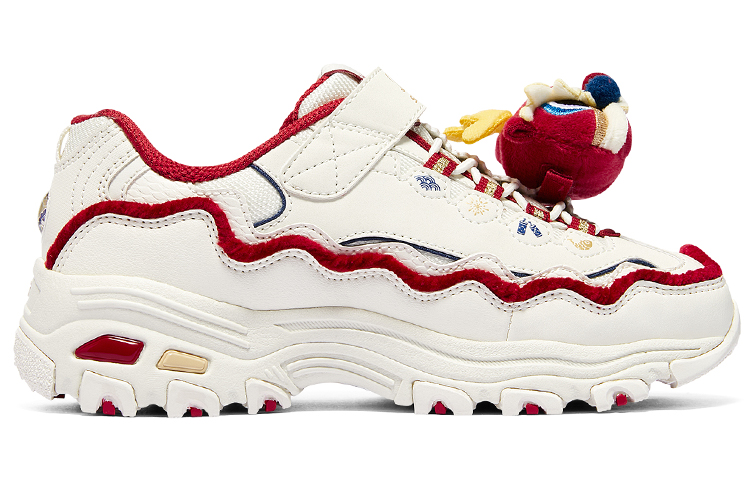 Order (PS) スケッチャーズ カジュアル 白×赤 319513L-OFWR