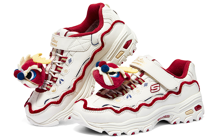 Shop (PS) スケッチャーズ カジュアル 白×赤 319513L-OFWR