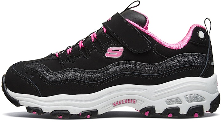 大童 Skechers 緩震耐磨 兒童休閒鞋 黑桃紅 Buy 大童 Skechers 緩震耐磨 兒童休閒鞋 黑桃紅
