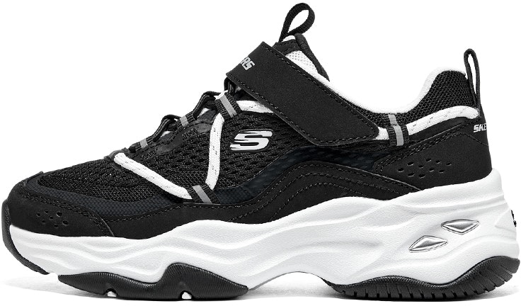 preschool-skechers-casual-shoes-black-white-302587-l-bkw