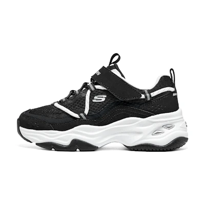 (Youth) Skechers D'Lites 4.0 'Black White'