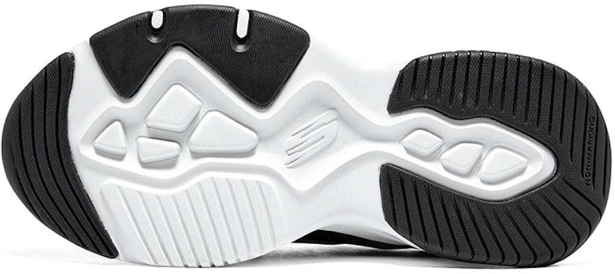 (JR) Skechers D'Lites 4.0 'Hitam Putih' 302587L-BKW Details for (JR) Skechers D'Lites 4.0 'Hitam Putih' 302587L-BKW